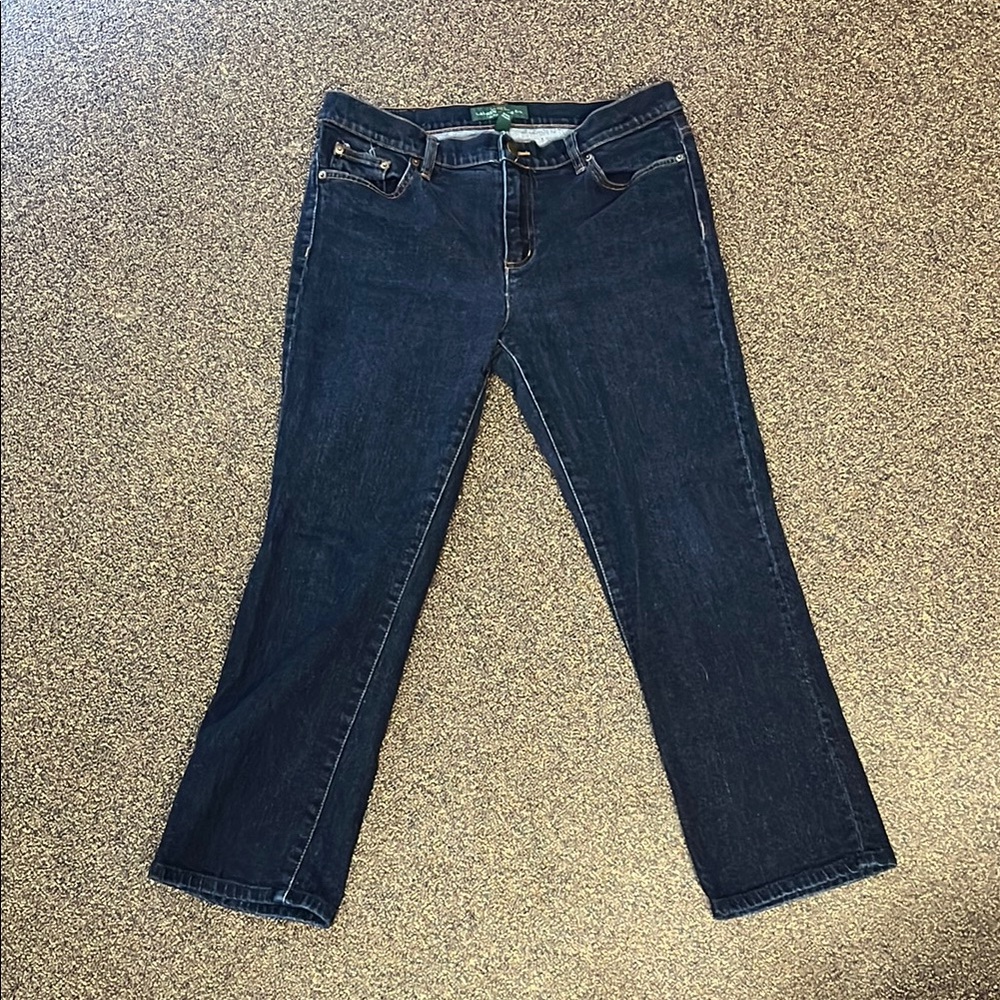 Ralph Lauren Straight Leg Ankle Jeans